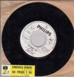 SP Philips AS 106 (promo) Johnny chante Domenica Domani